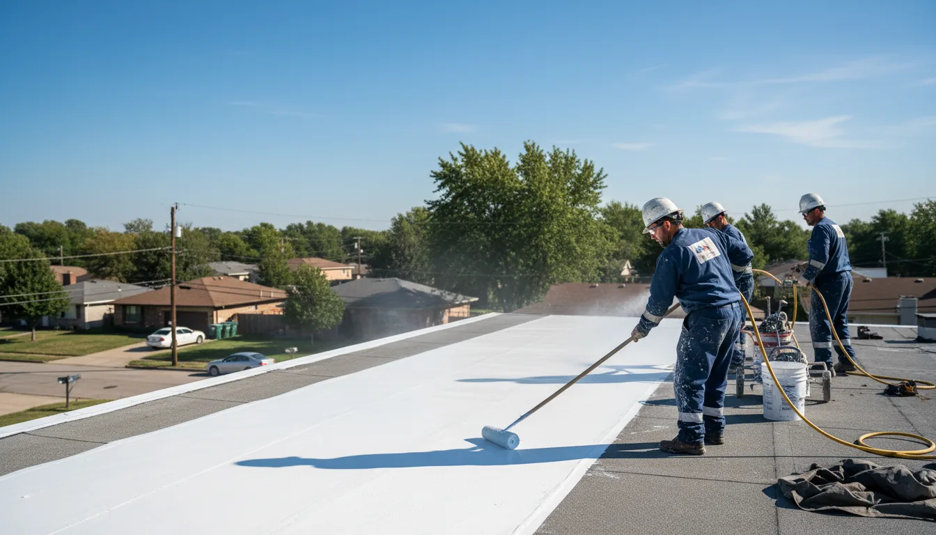 Commercial roof coating in Belleville, PA near me